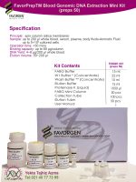 کیت استخراج DNA از خون