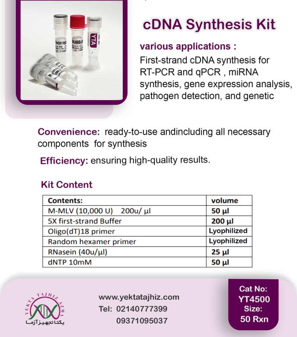 کیت سنتز سی دی اِن آ | cDNA synthesis Kit