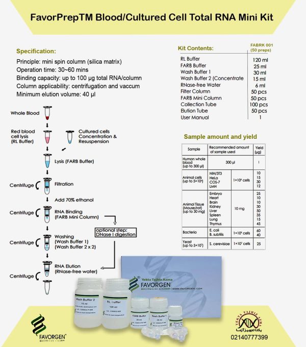 کیت استخراج RNA توتال